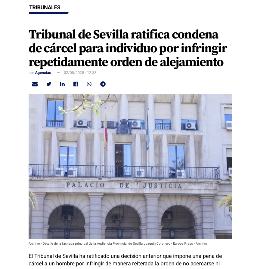 evitar condena penal Sevilla