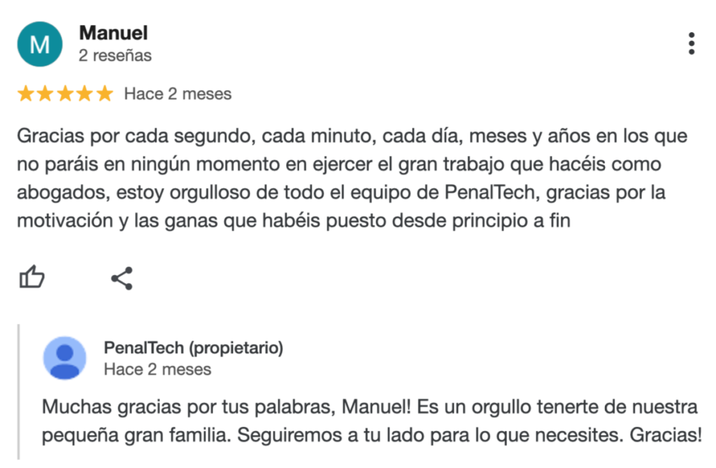 Cuanto cobra un abogado penalista en Madrid. Reseñas.